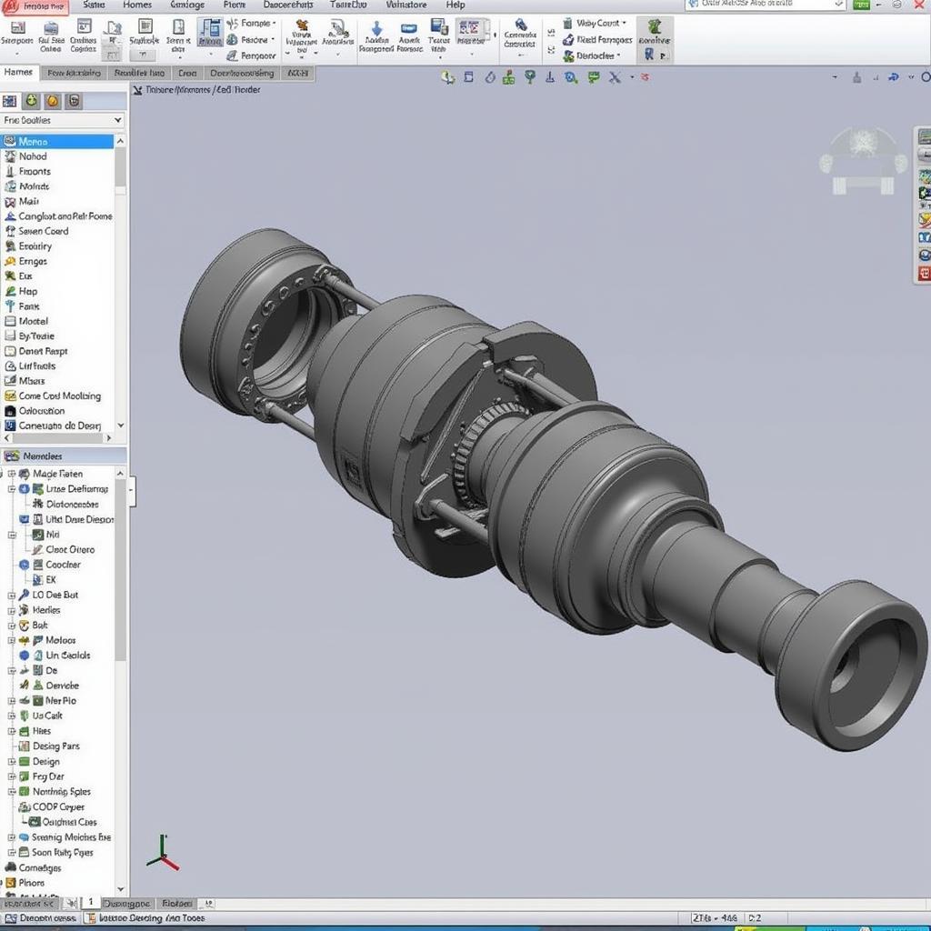 Auto CAD Design Process for Automotive Parts