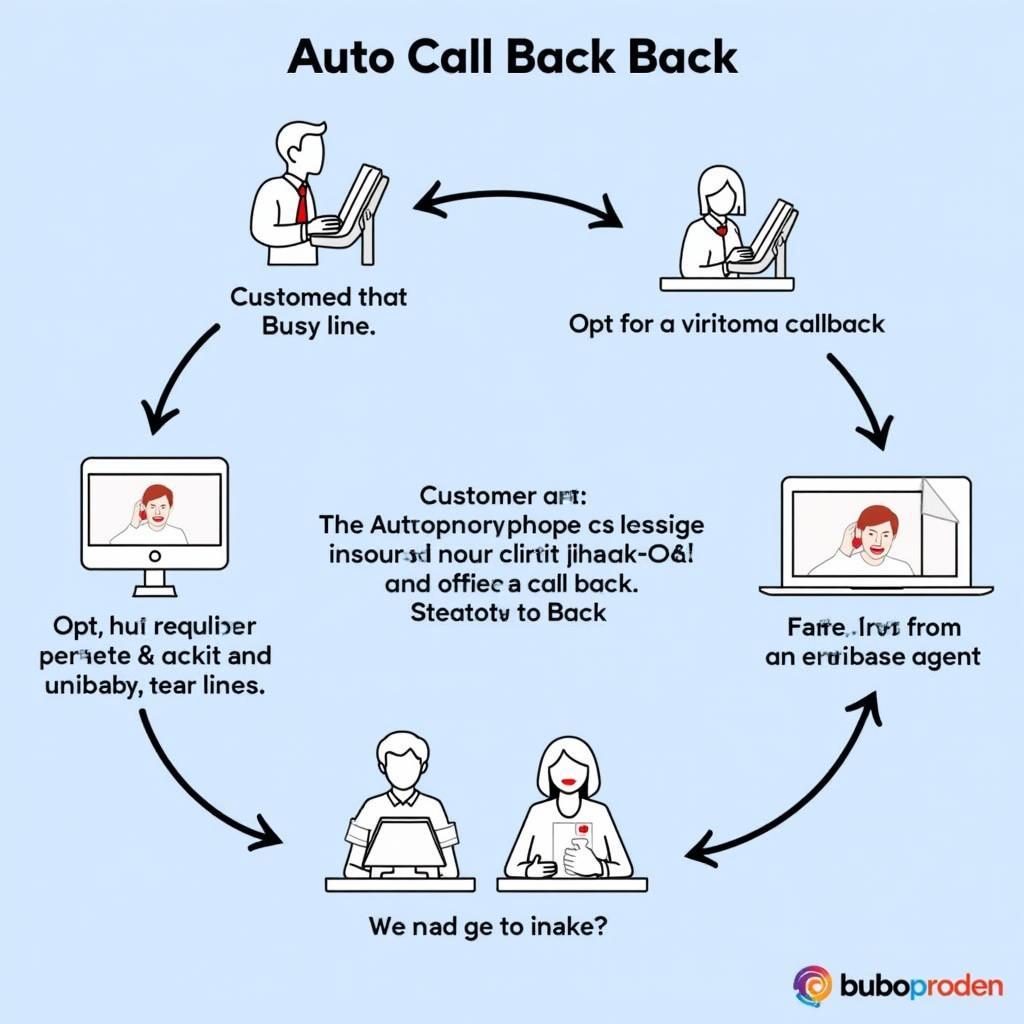 Auto Call Back Service System Diagram