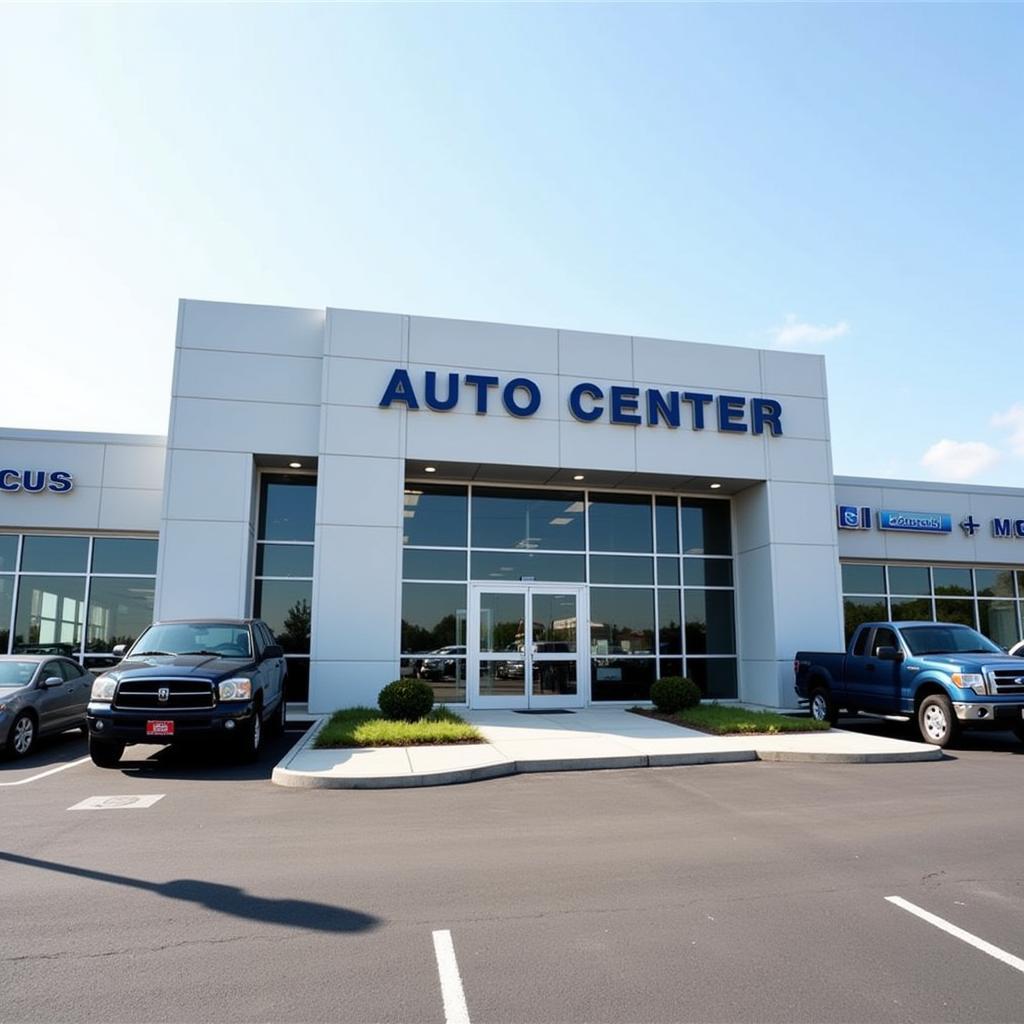 Modern Auto Center Building in Smithfield