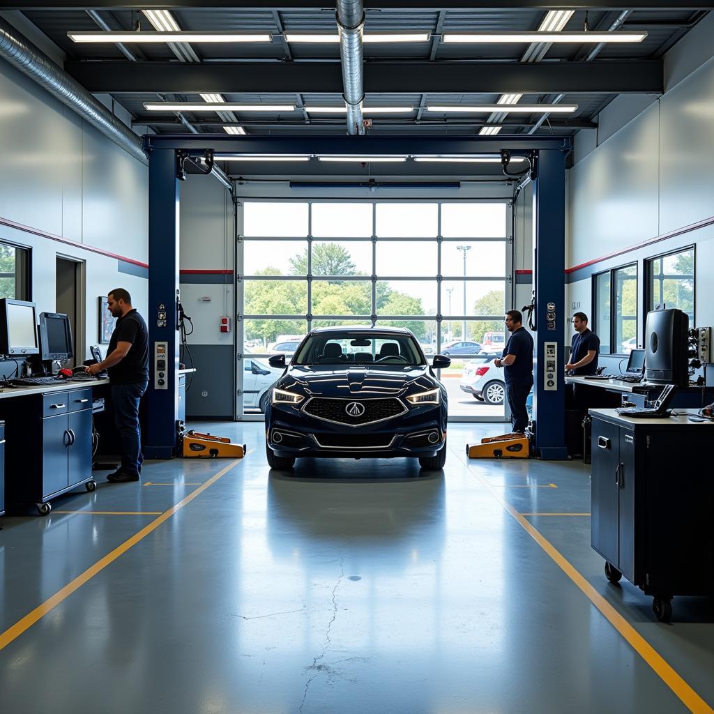 Auto Center Service Bay in Hampstead NH