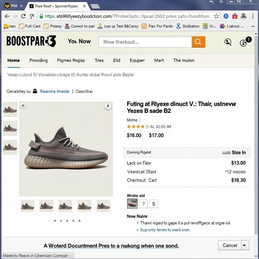 Auto Checkout Service in Action: Bots adding Yeezys to cart and completing checkout automatically