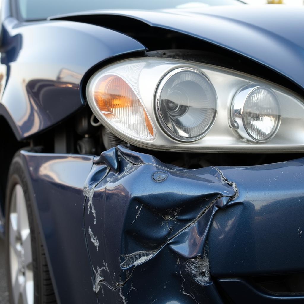 Assessing Car Damage After a Collision in El Mirage, AZ