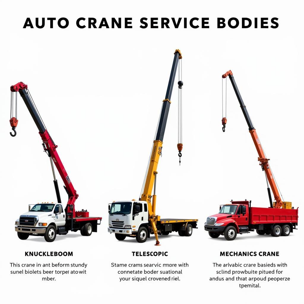 Auto Crane Service Body Types