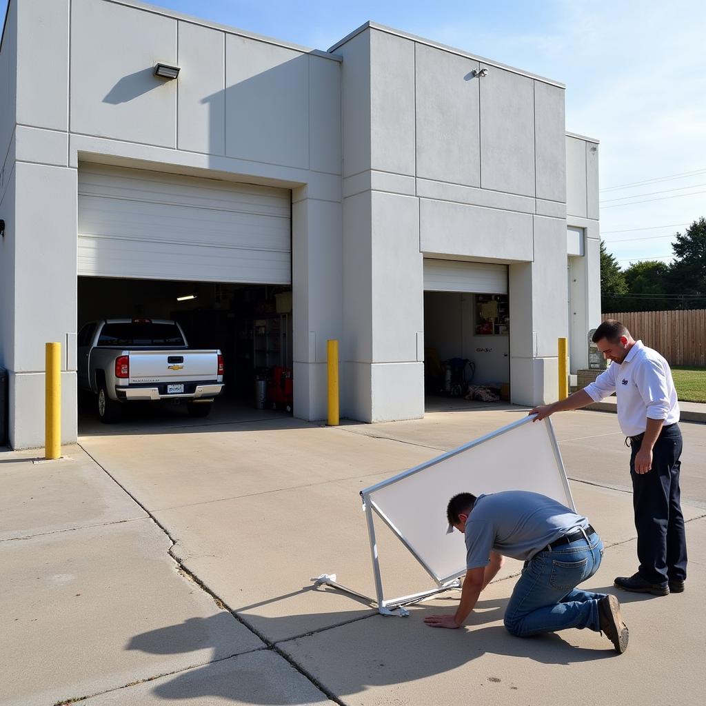 Professional Installation of Auto Dealership Service Doors