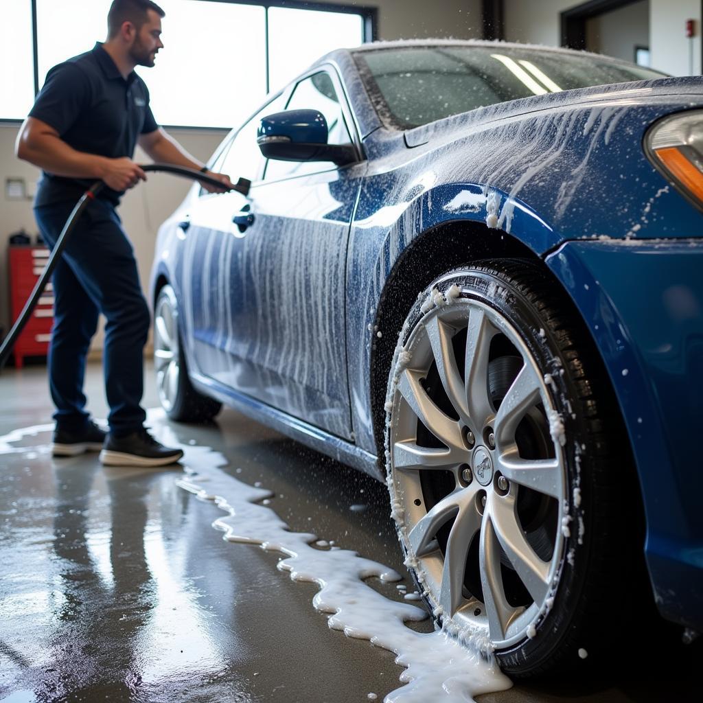 Exterior Car Wash at Auto Detailing Service in Brampton near Victory