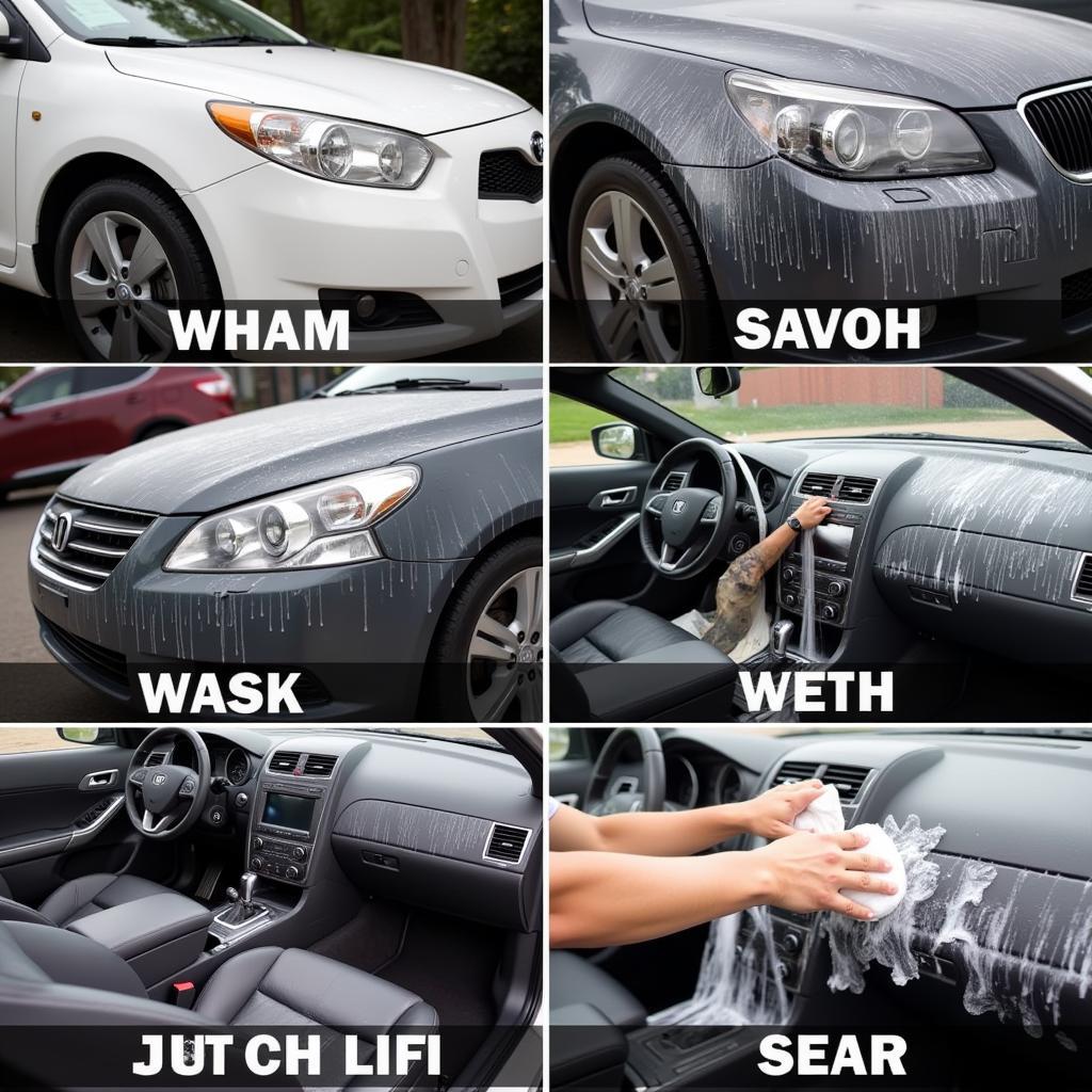 Auto Detailing Process in Action