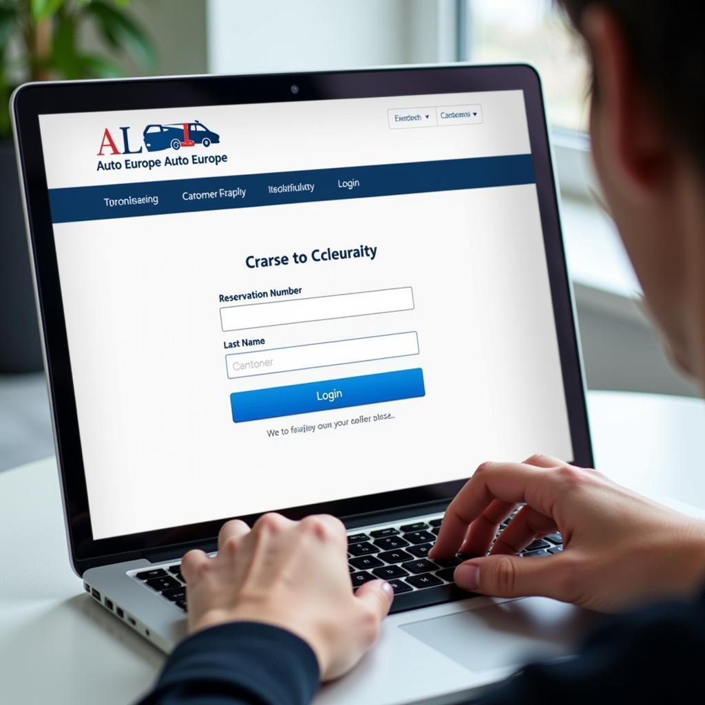 Accessing the Auto Europe Customer Service Portal