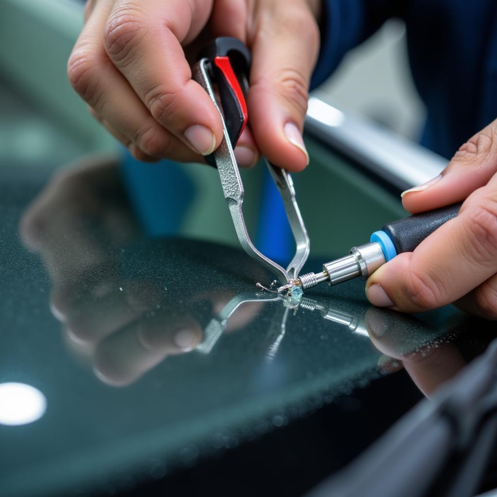 Auto Glass Chip Repair in Forsyth County