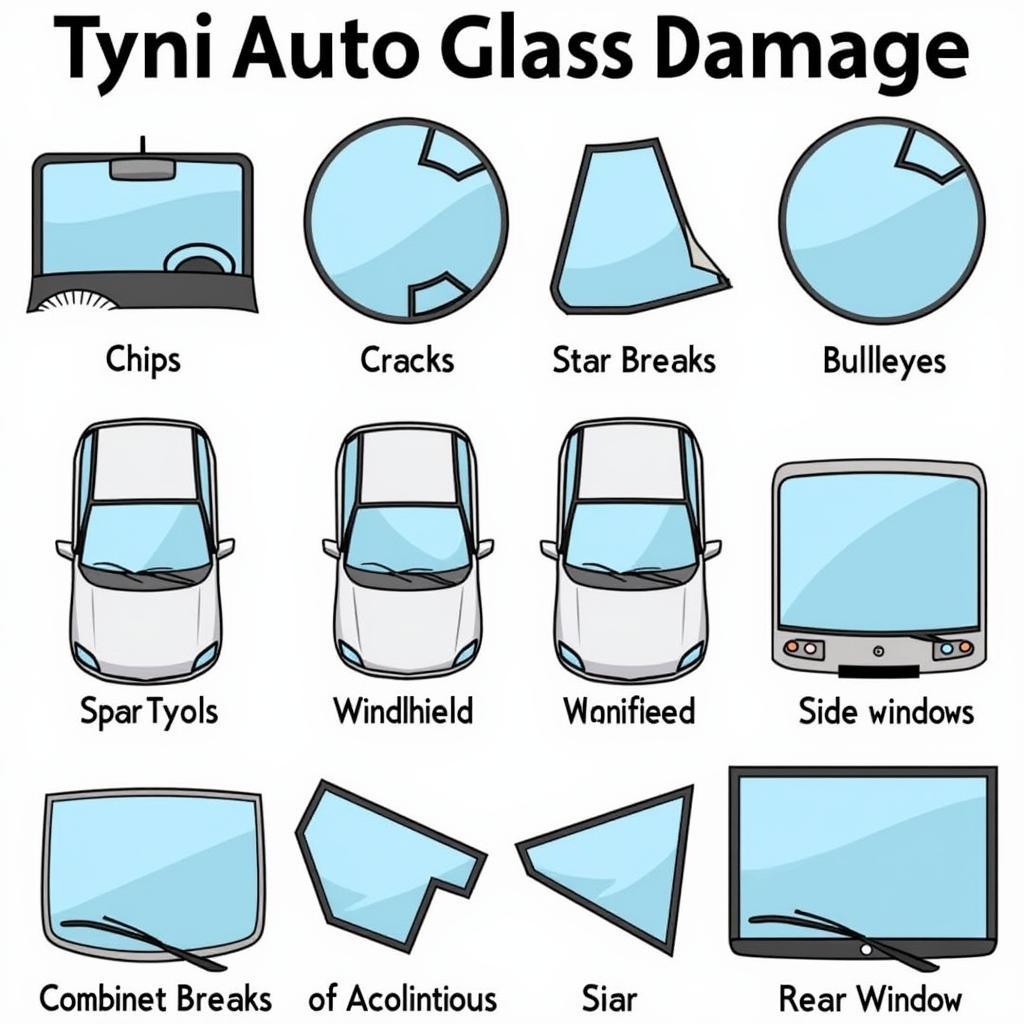 Types of Auto Glass Damage in Bowling Green