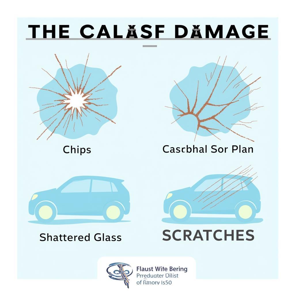 Types of Auto Glass Damage in Concord, NC