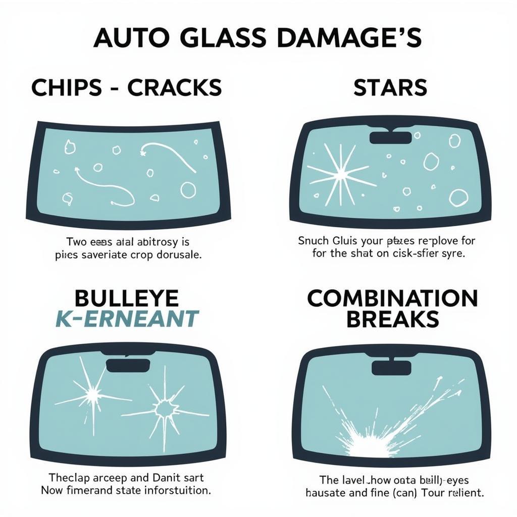 Types of Auto Glass Damage in Murfreesboro