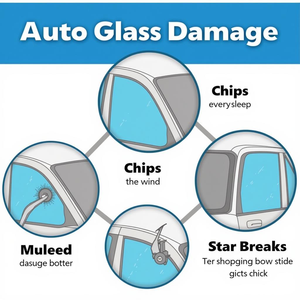 Types of Auto Glass Damage in Vidalia, LA