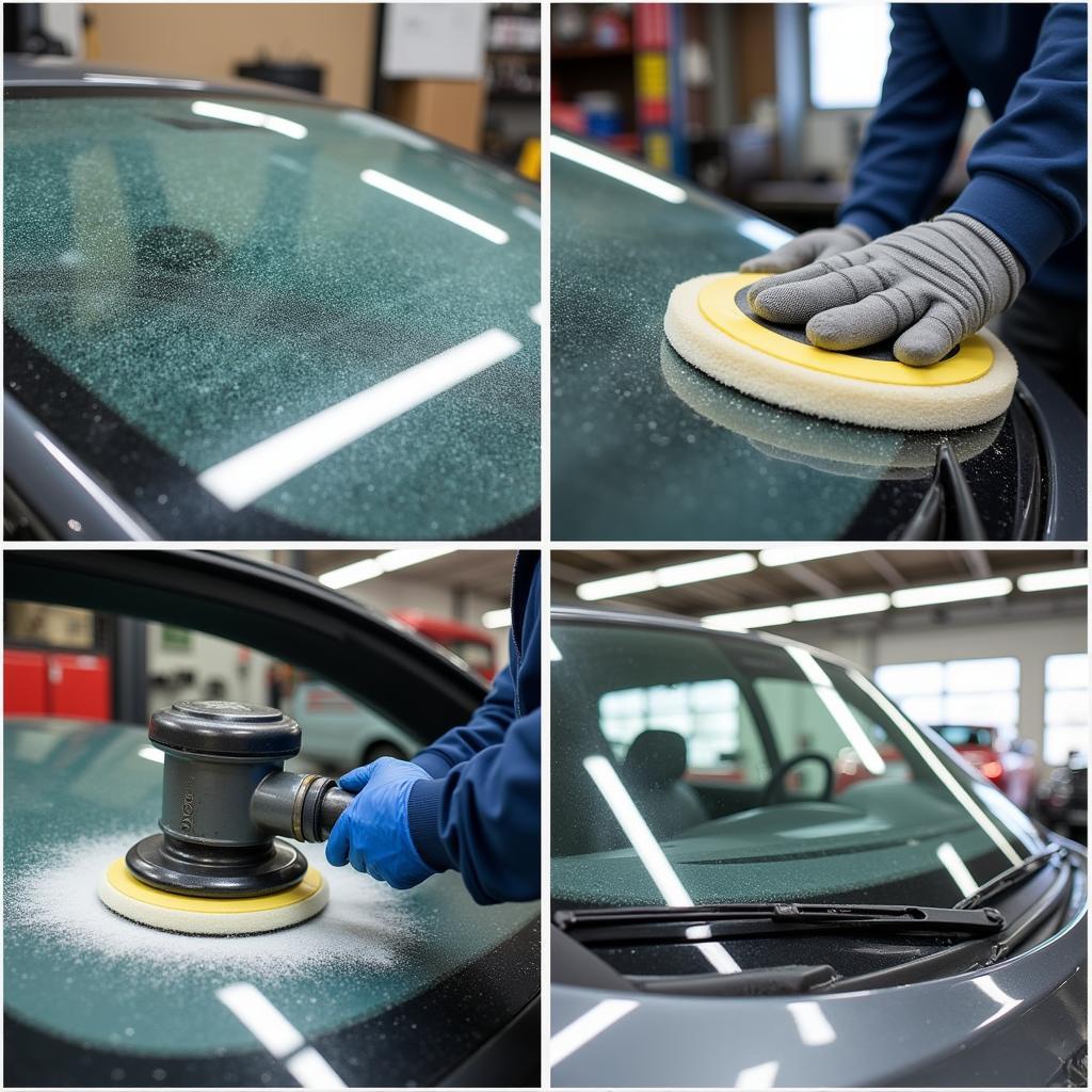 Auto Glass Polish Process in Portland