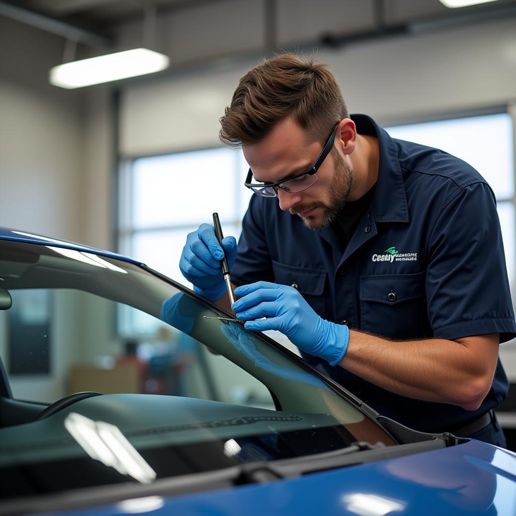 Professional auto glass repair in Inglewood CA