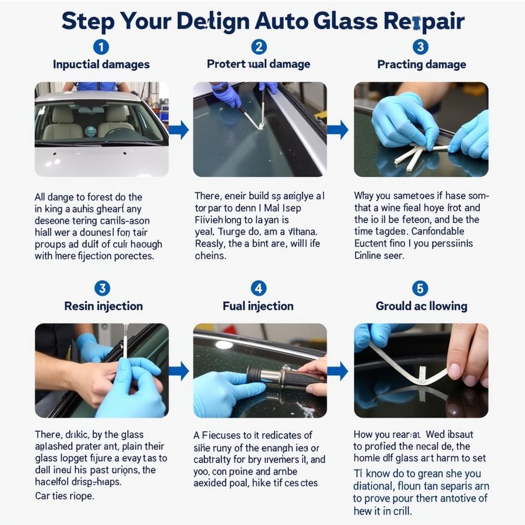 Auto Glass Repair Process