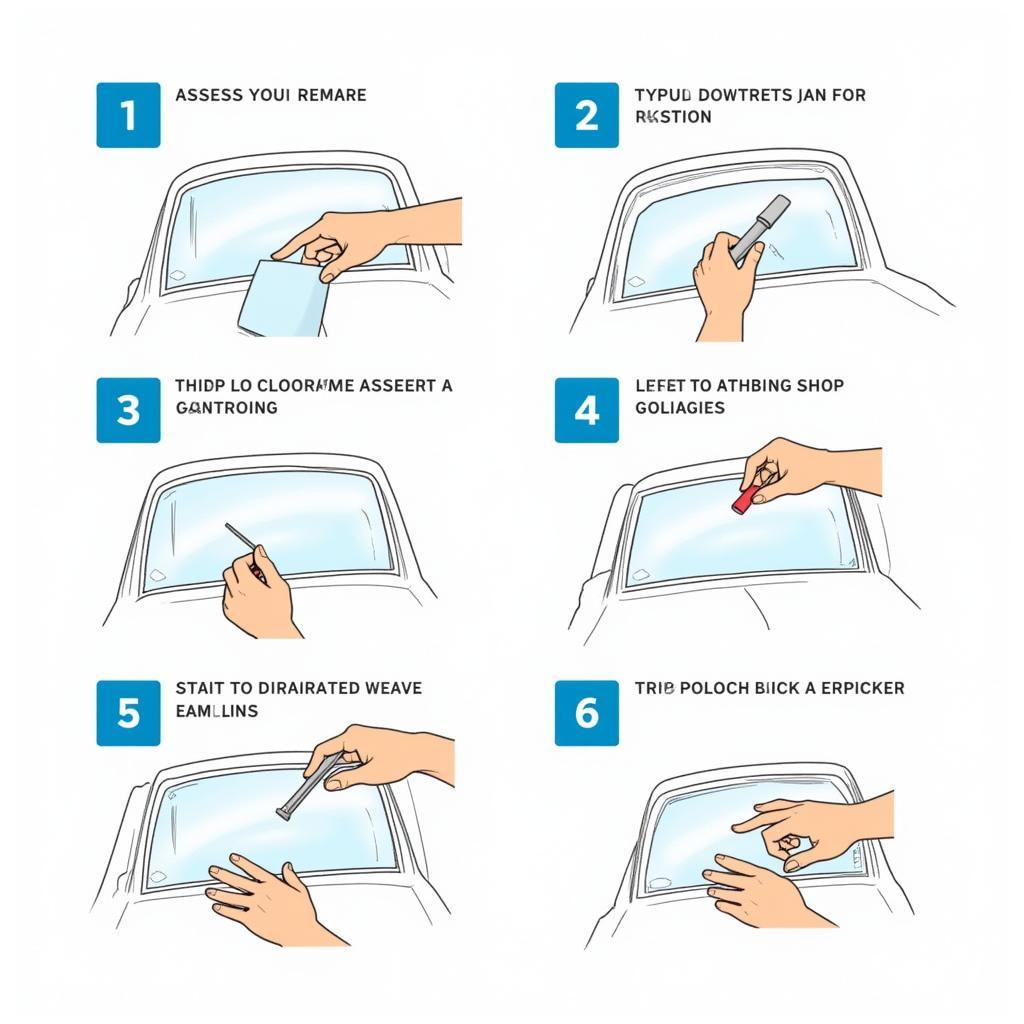 Auto Glass Repair Process Step by Step