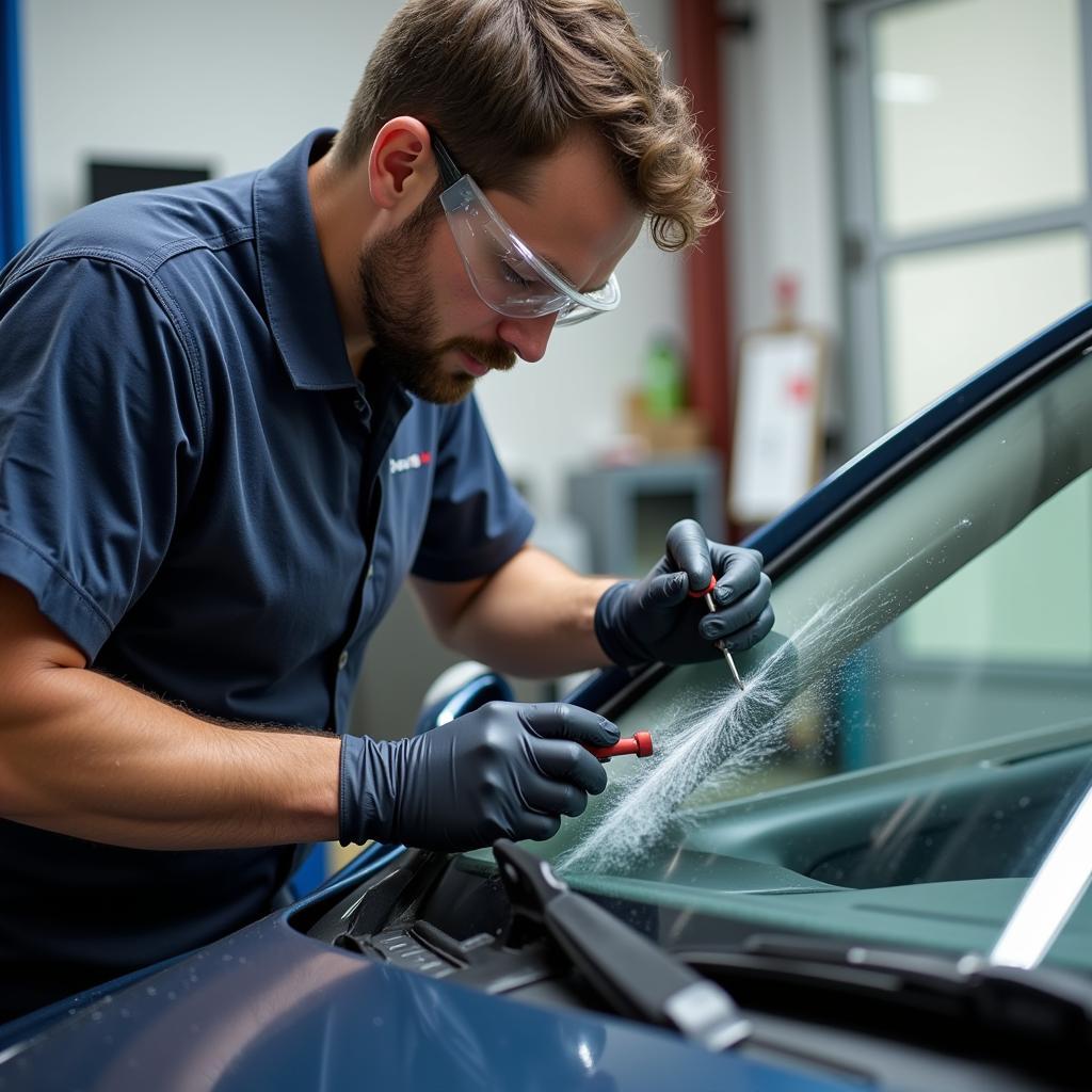 Certified Auto Glass Repair Technician in Maine