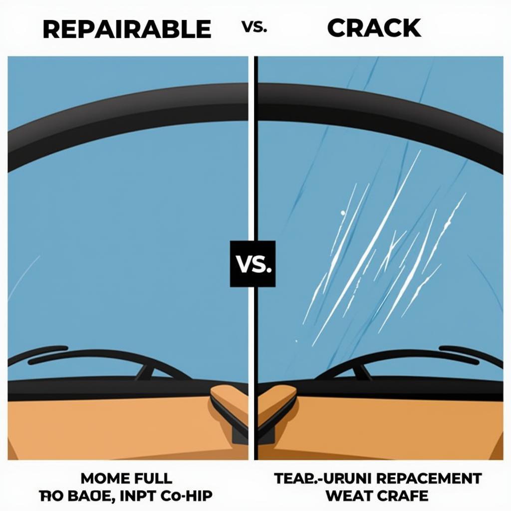 Auto Glass Repair vs. Replacement: A Visual Comparison