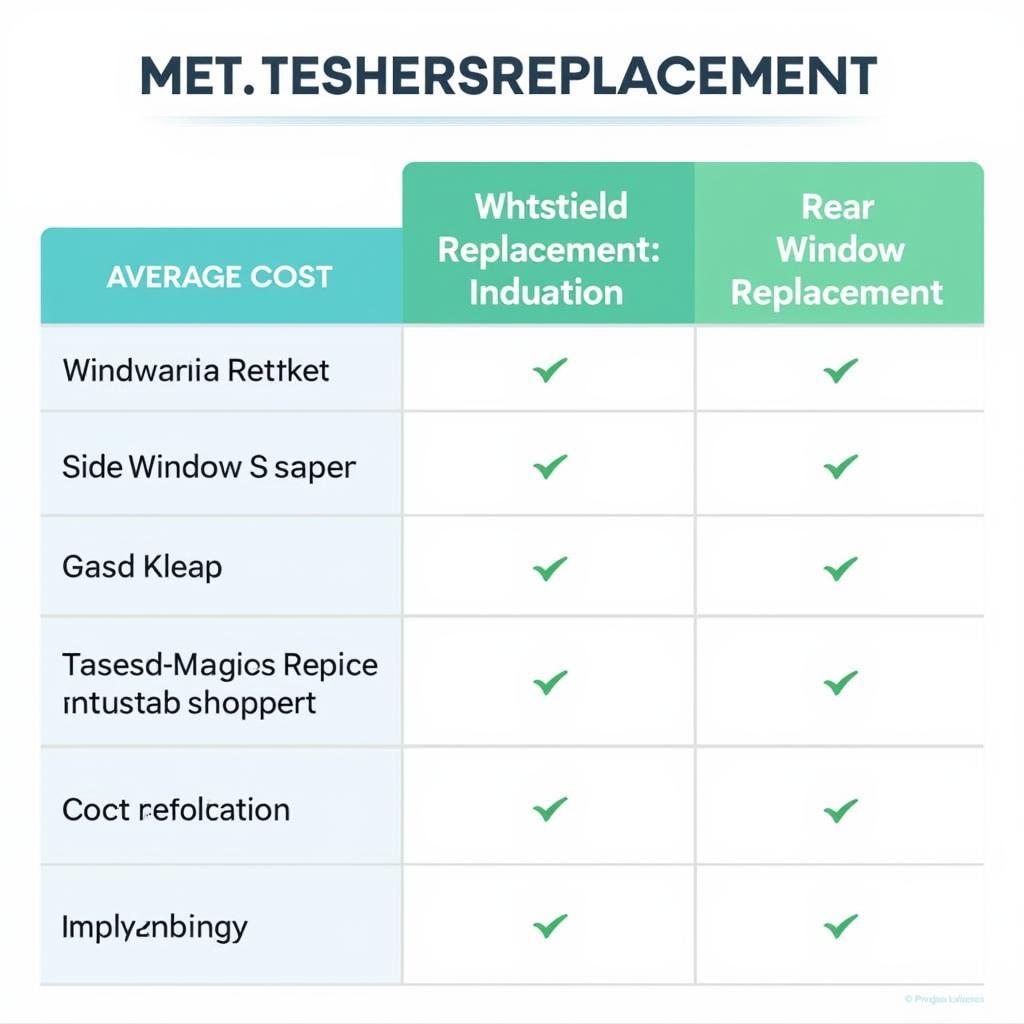 Auto Glass Replacement Cost Comparison in Pembroke Pines