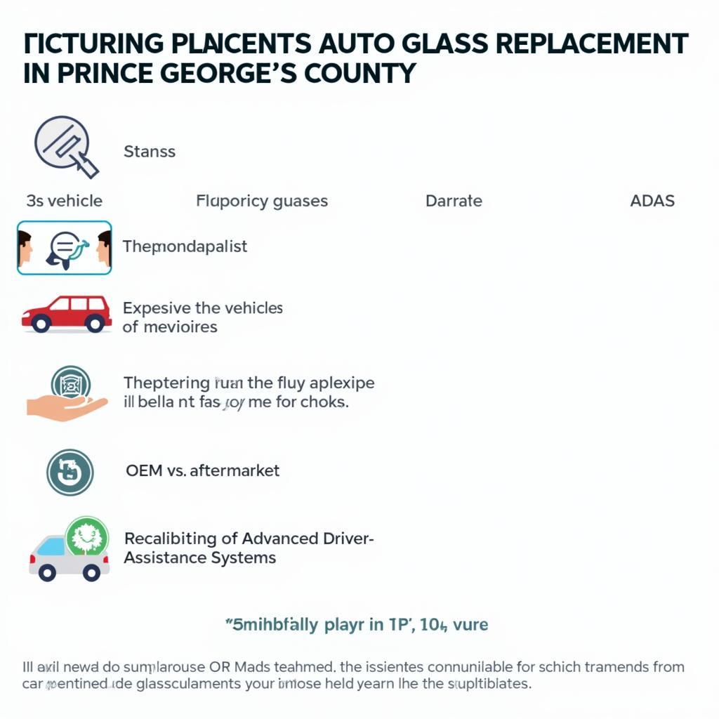 Factors Affecting Auto Glass Replacement Costs in Prince George's County