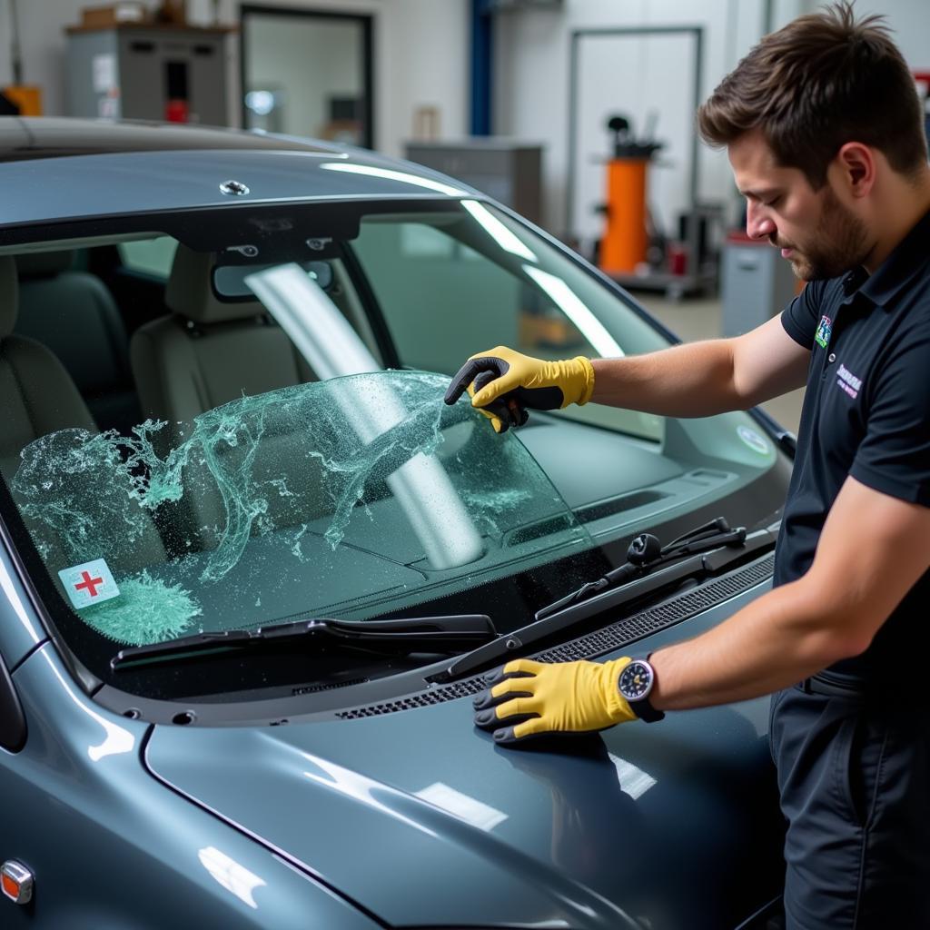 Auto Glass Replacement Process in Waterloo, IL