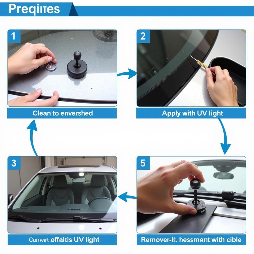 Auto Glass Scratch Repair Process