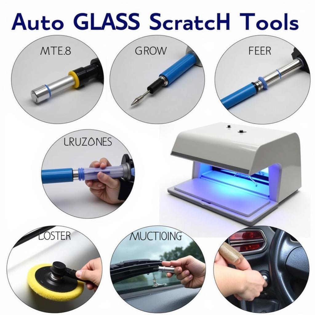 Auto Glass Scratch Repair Tools