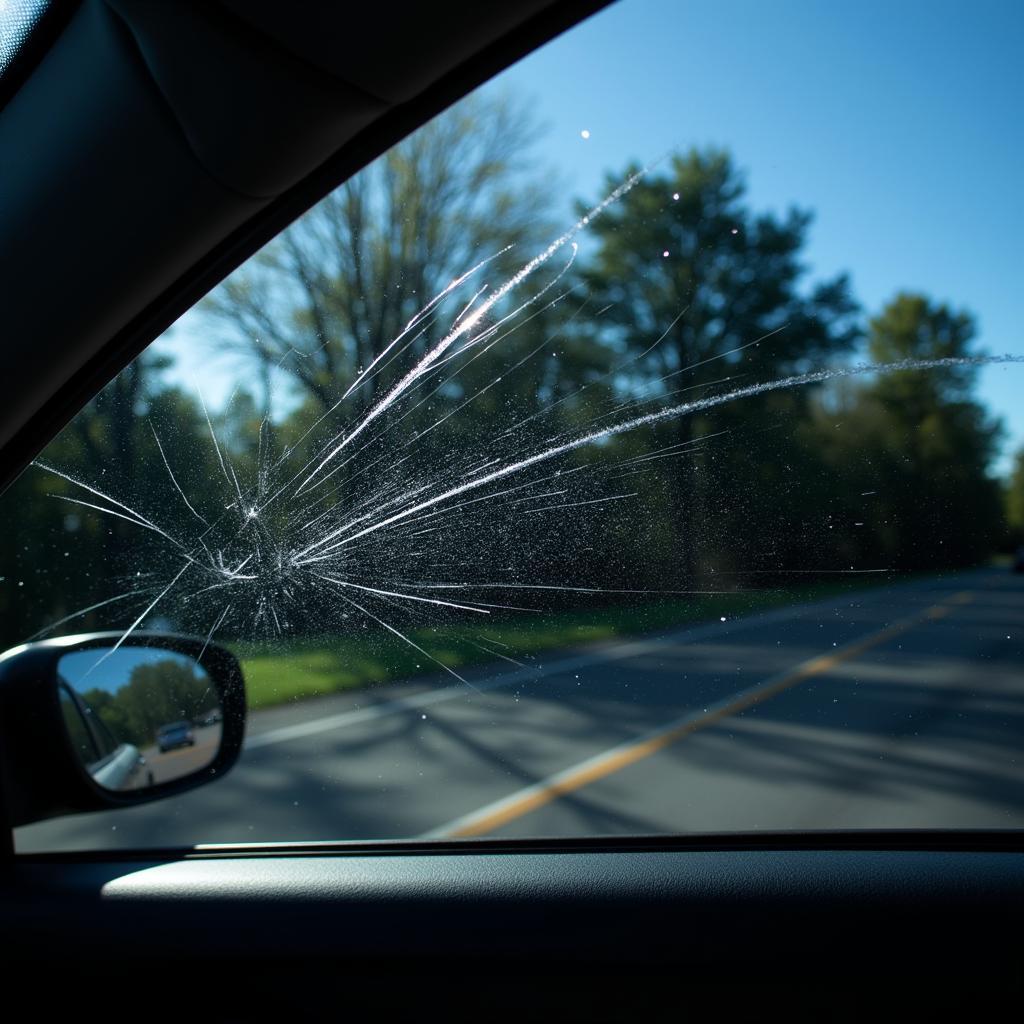 Auto Glass Scratches Reducing Visibility in Canandaigua NY