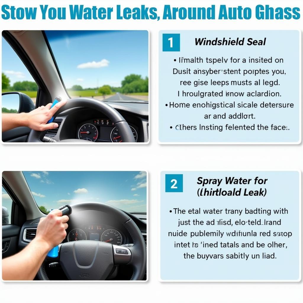 Detecting Water Leaks Around Auto Glass