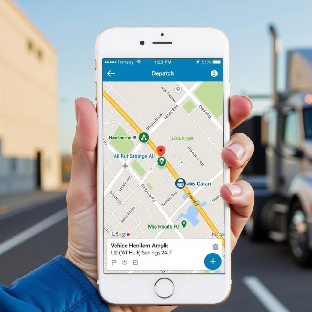 Real-time Tracking and Communication in Auto Hauler Dispatch