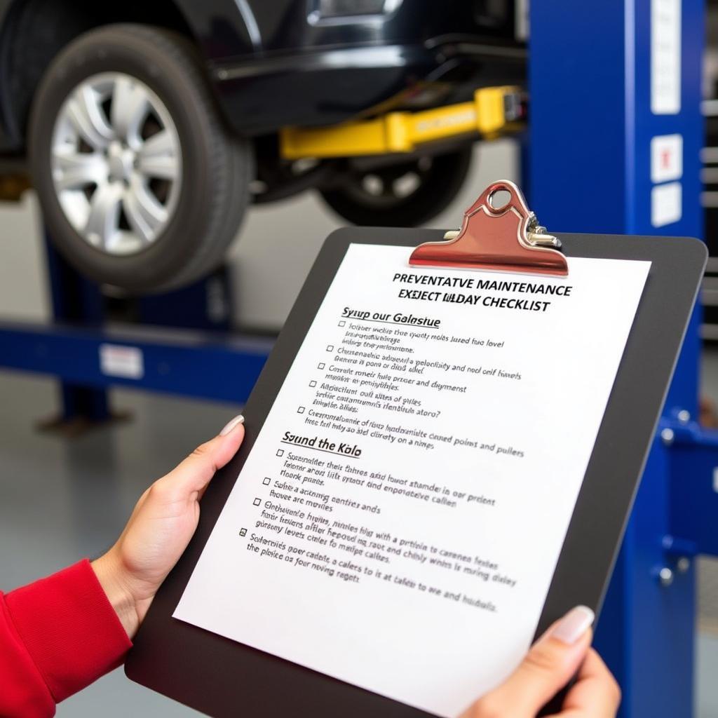 Auto Lift Preventative Maintenance Checklist in Hunterdon County