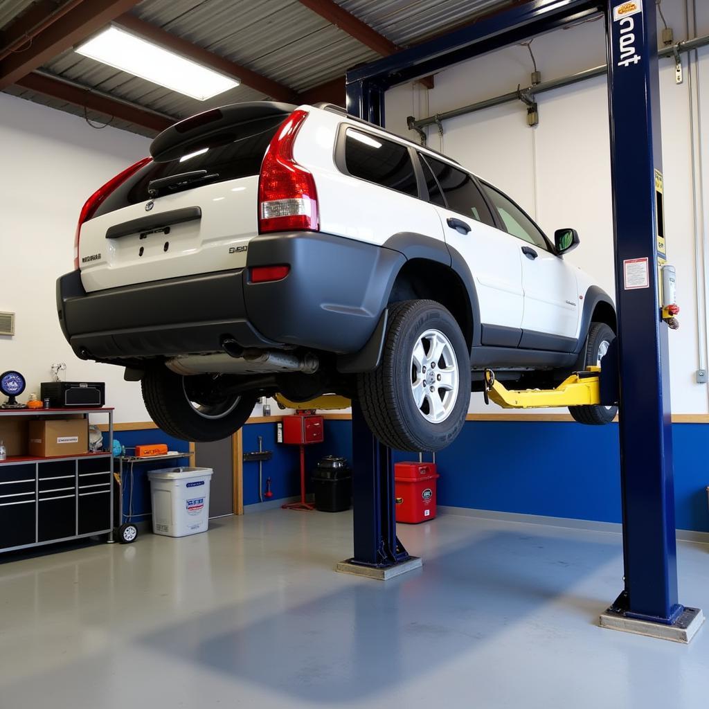 Four-Post Lift for Auto Service in Miami