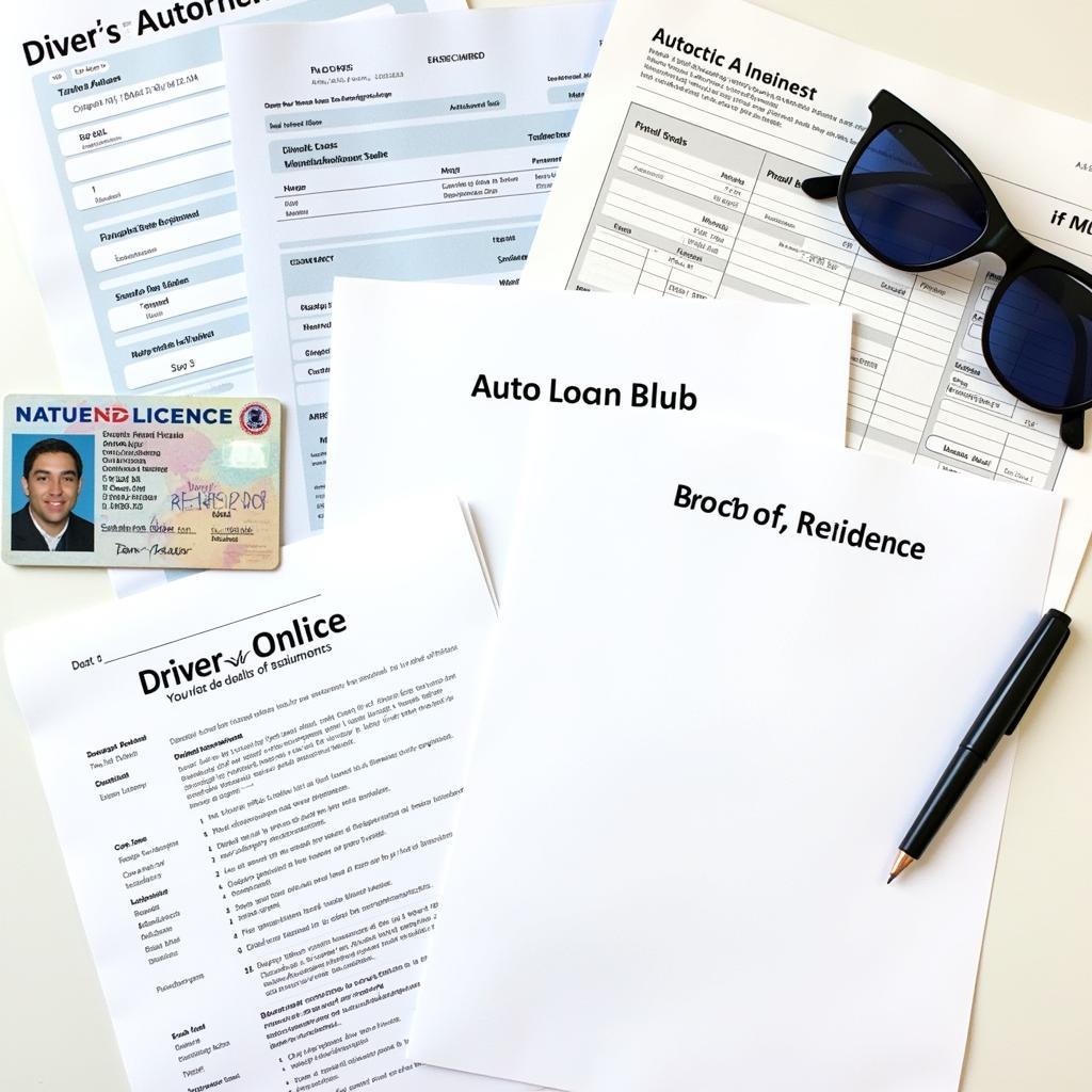 Essential Documents for an Auto Loan Application