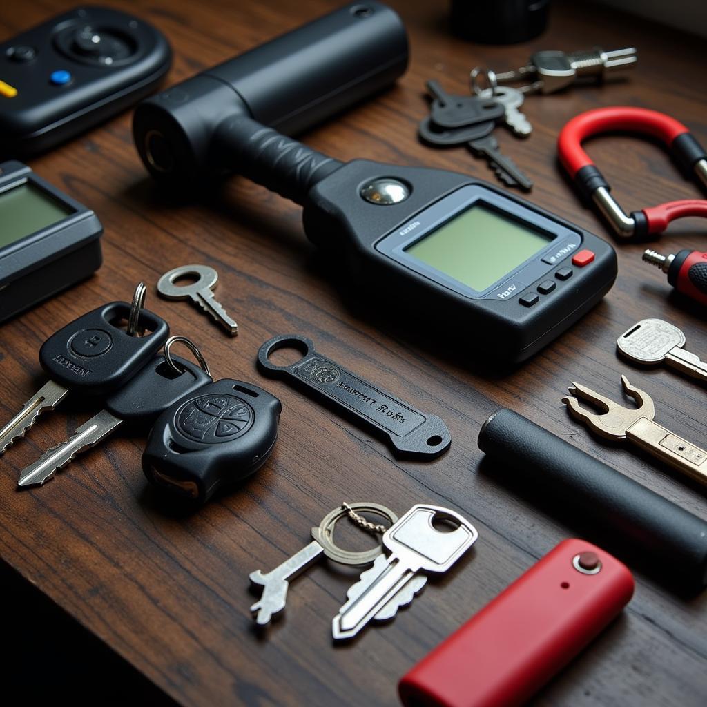 Auto locksmith tools in Columbus, Ohio