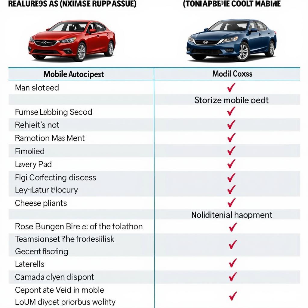 Auto and Marine Mobile Service Comparison