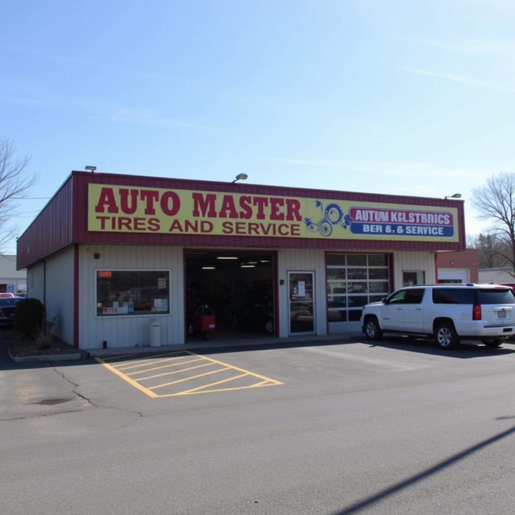 Auto Master Tire & Service Shop Front in Blacksburg, VA