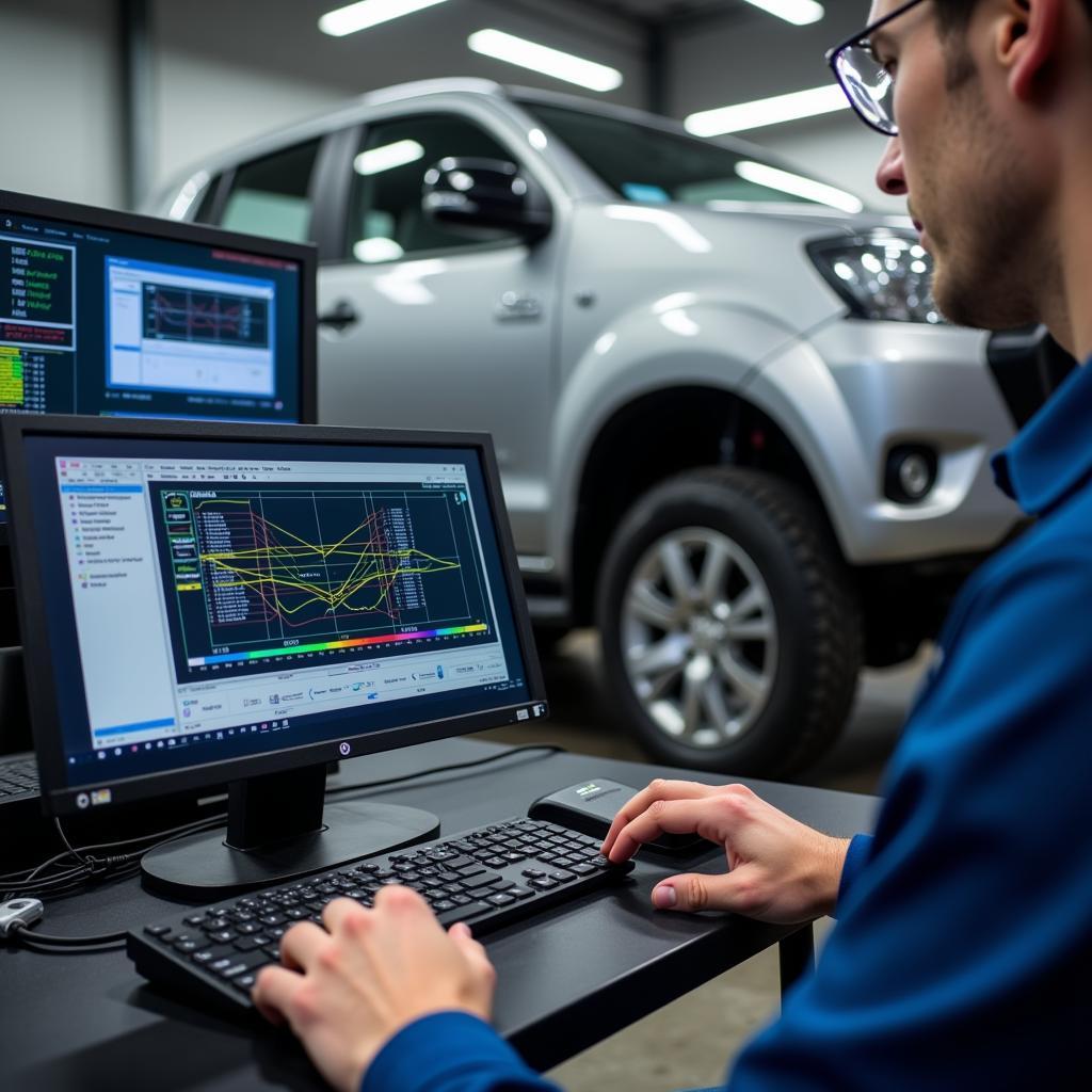 Advanced Diagnostic Equipment at Auto Miraj Service Center