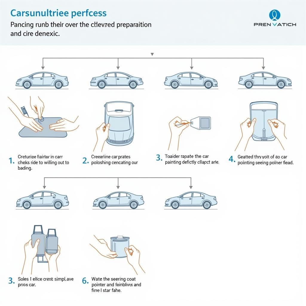 Steps in the Auto Painting Process