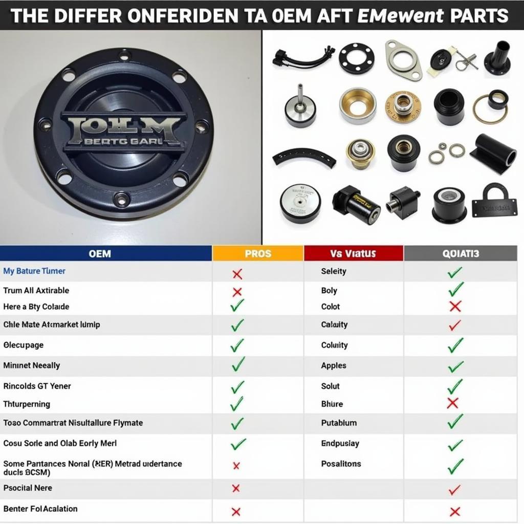 Auto Parts Services Inc: OEM vs. Aftermarket Parts