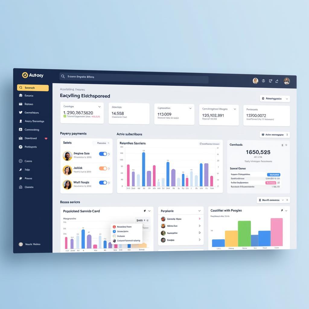 Modern Auto Pay Billing Dashboard