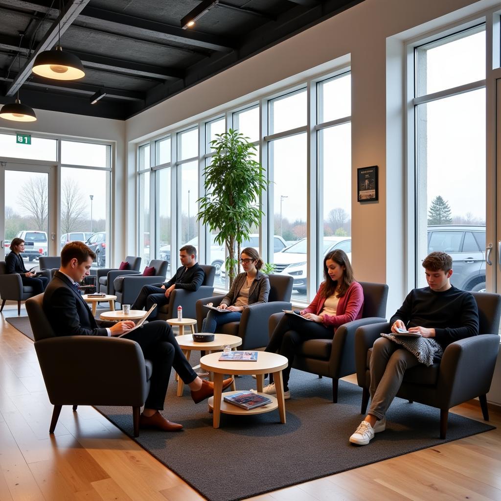 Customer Waiting Area at Auto Plaza Bielany