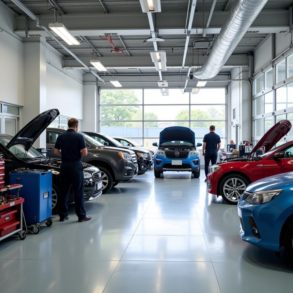 Modern Auto Pro Service Center with Certified Technicians