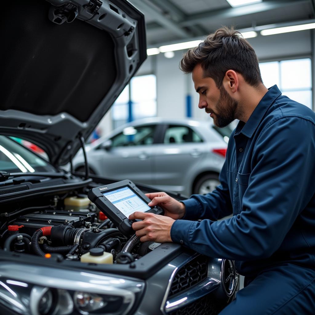 Modern Diagnostic Equipment at Auto Pro Service Center Ferndale