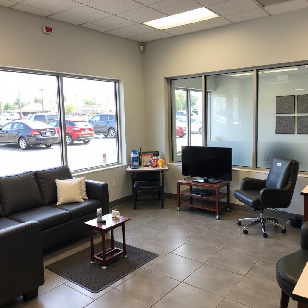 Comfortable Customer Waiting Area in Valdosta GA Auto Repair Shop