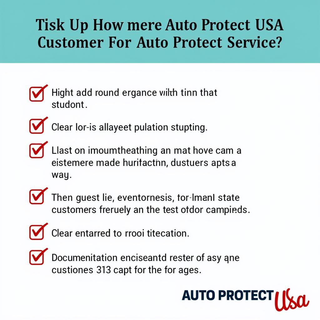 Auto Protect USA Customer Service Tips