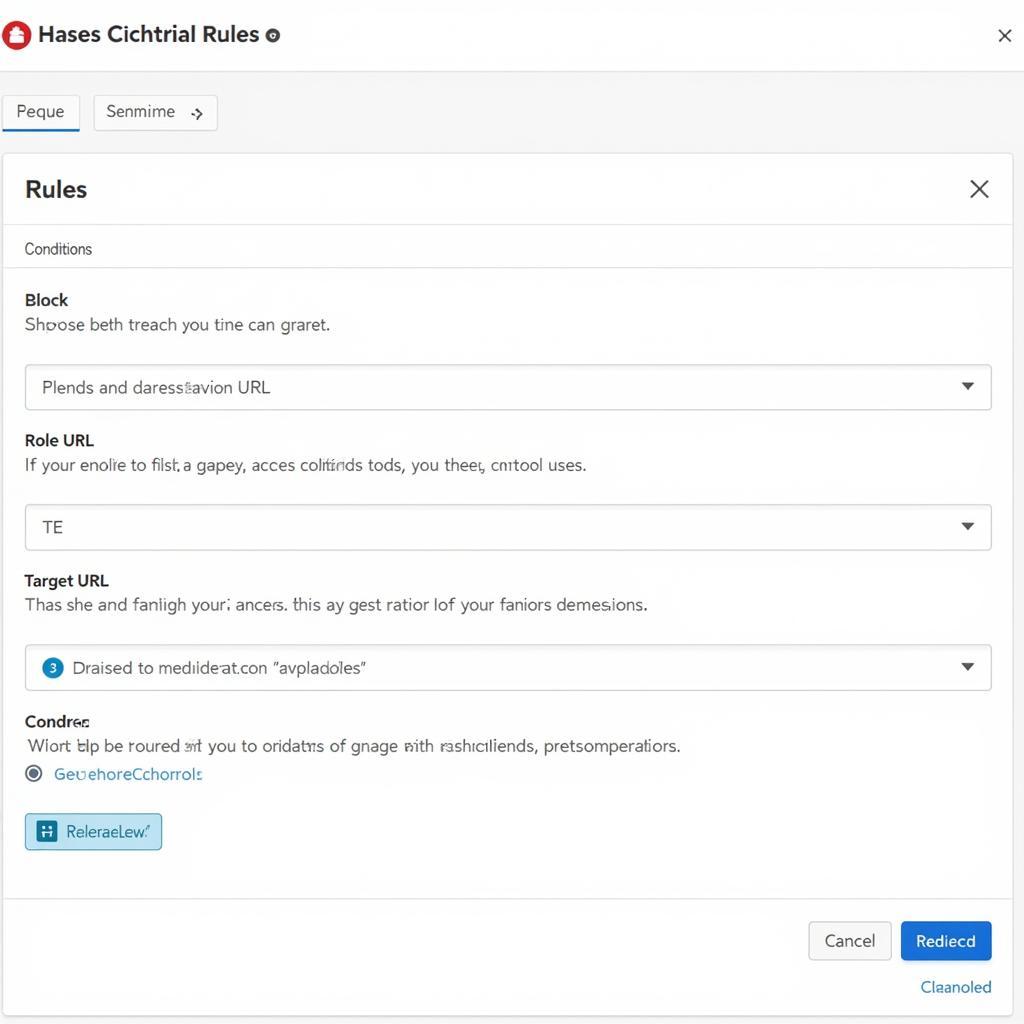 Setting up Access Control Rules for Auto Redirection