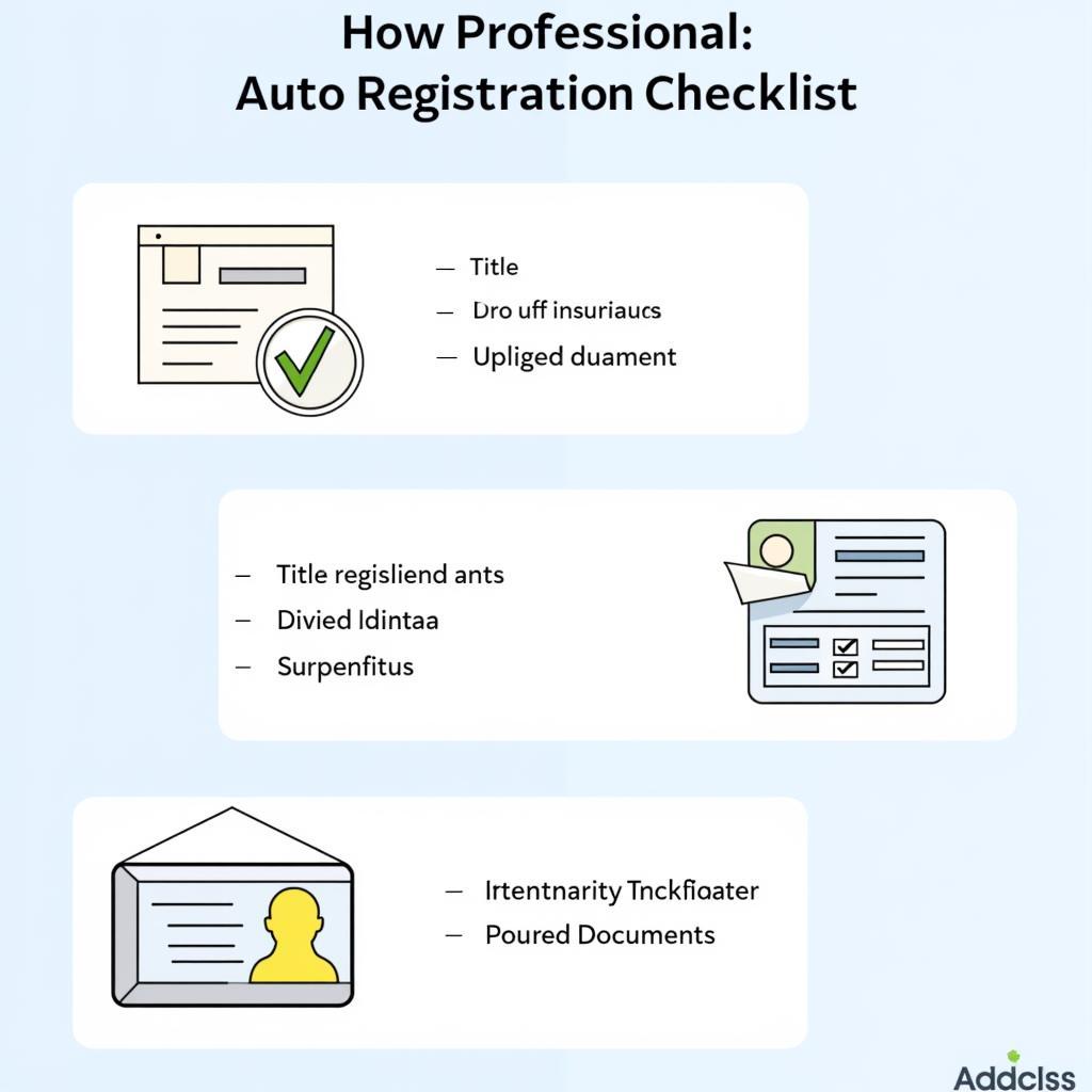 Auto Registration Documents Checklist