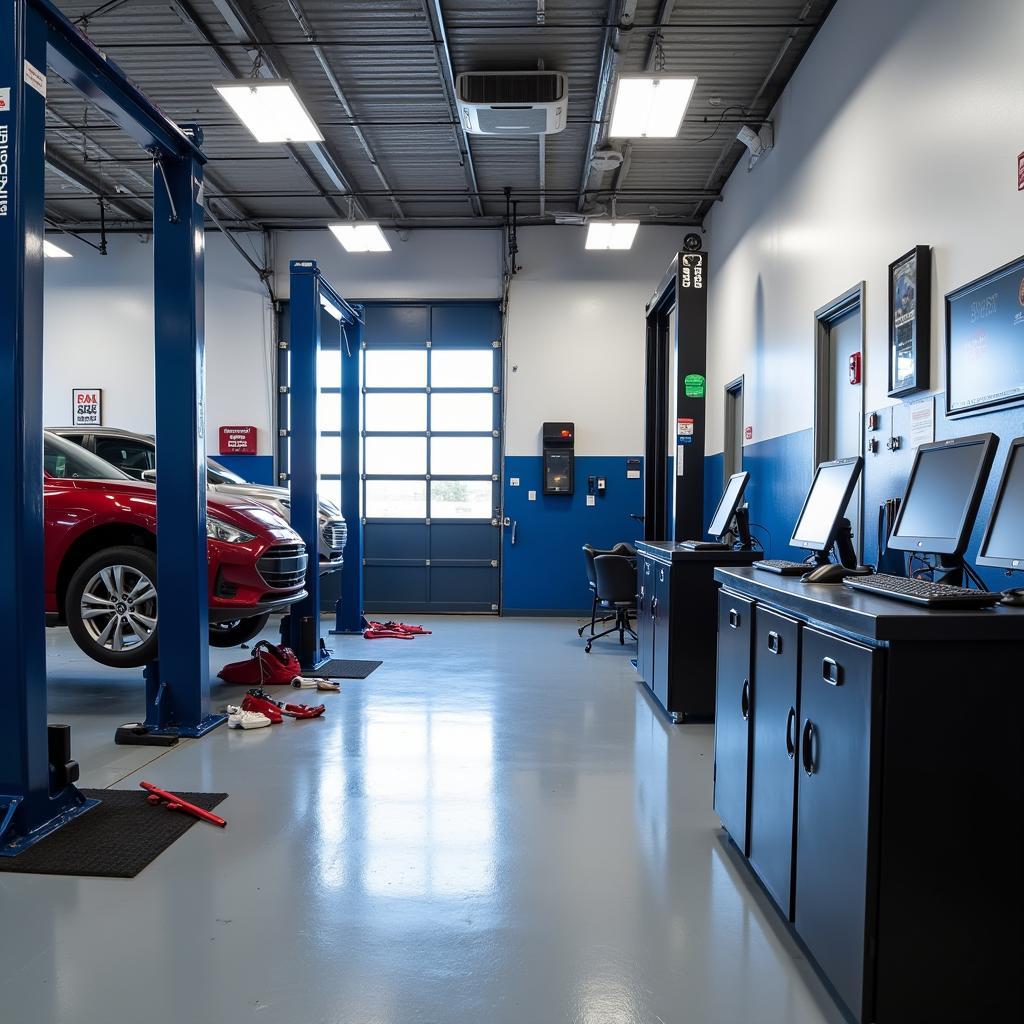 Modern Auto Repair Shop Equipment in Chamblee GA