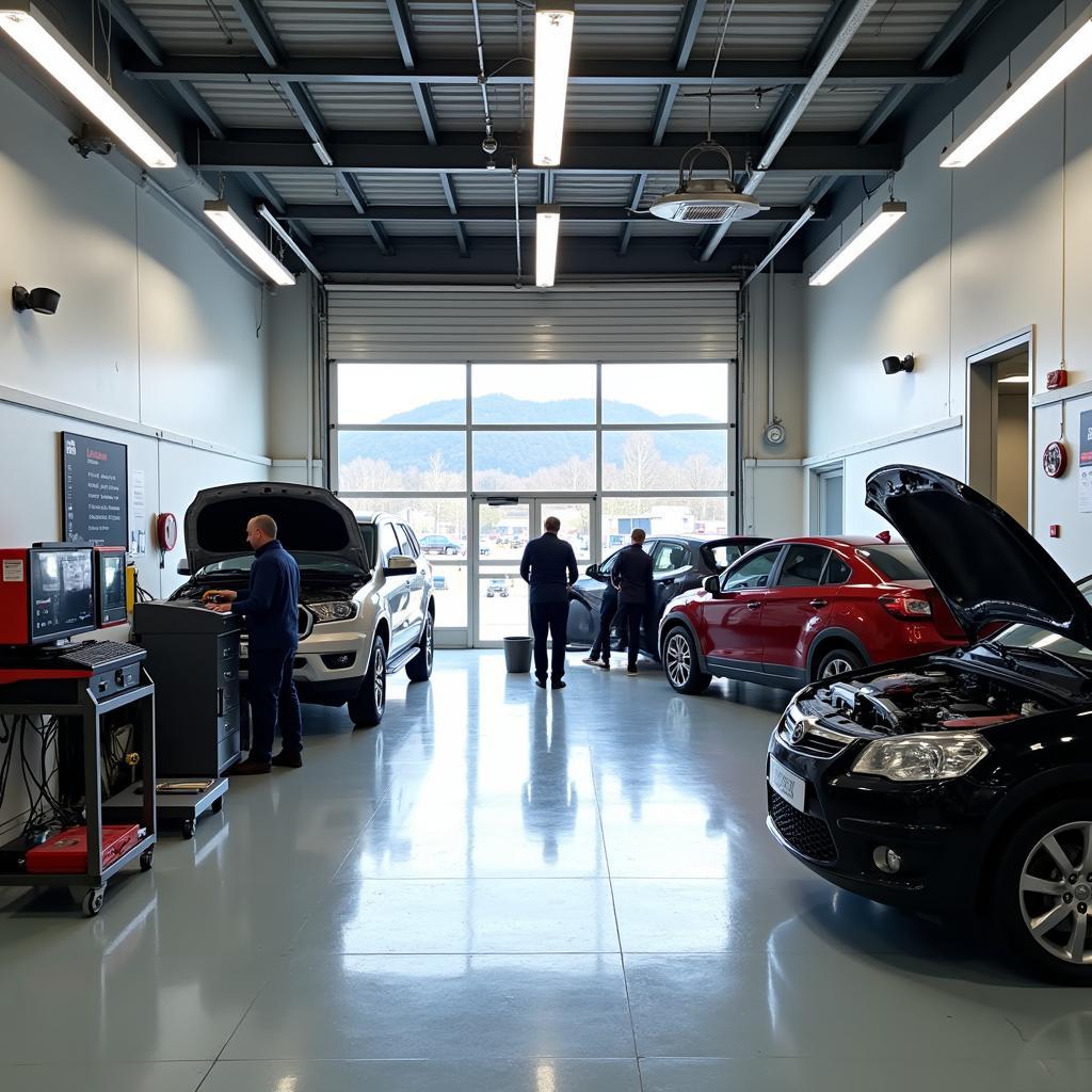 Inside an Auto Repair Shop in Finglas