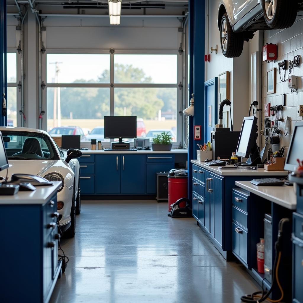 Modern Auto Repair Shop in Greenville, NC with Advanced Equipment